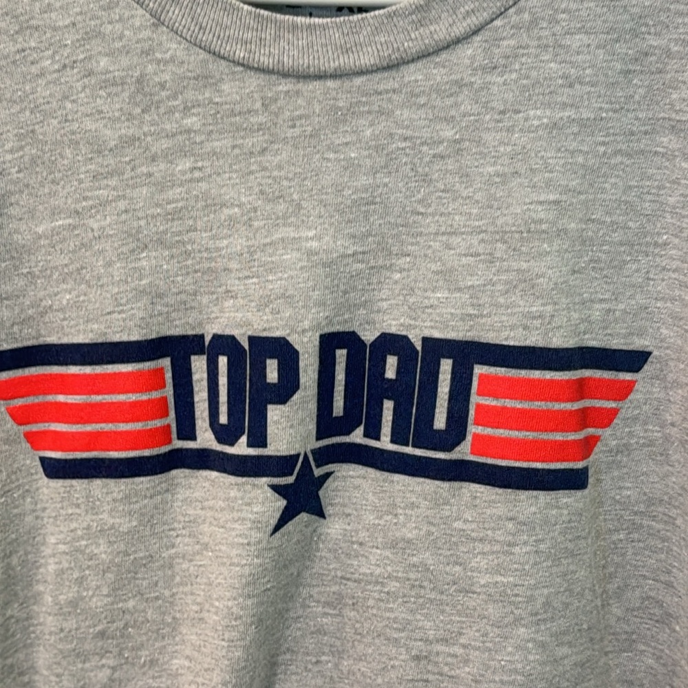 Top Dad t shirt XL cotton Gray - Picture 2 of 5